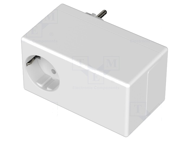 Behuizing: voor voedingseenheid; X: 65mm; Y: 120mm; Z: 66mm; wit Behuizing: voor voedingseenheid; X: 65mm; Y: 120mm; Z: 66mm; wit